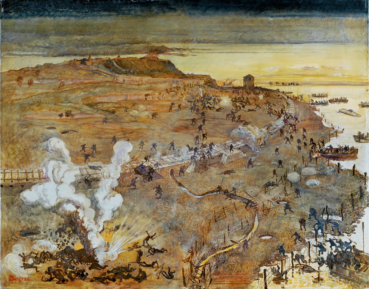 La battaglia di Belgrado ... da Oskar Laske