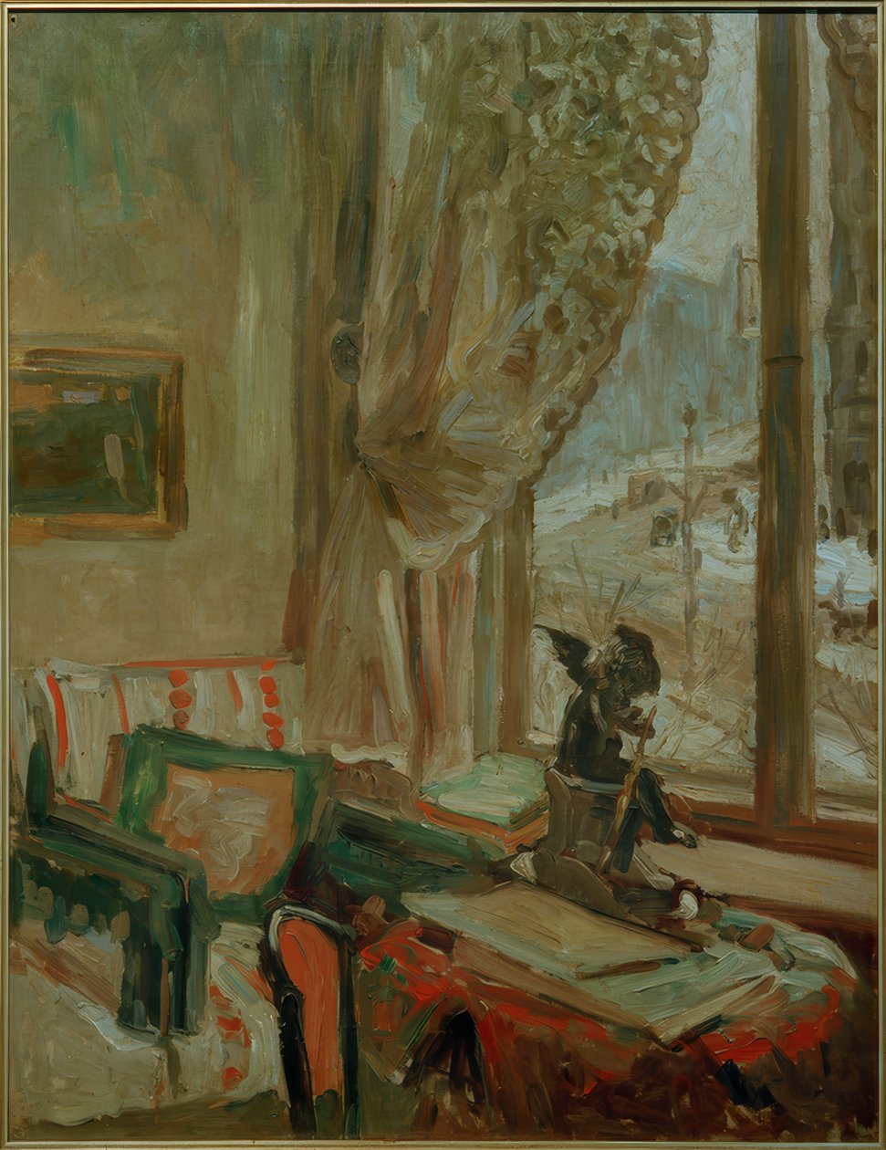 Vista della Casa Romanica, Berlino da Oskar Moll
