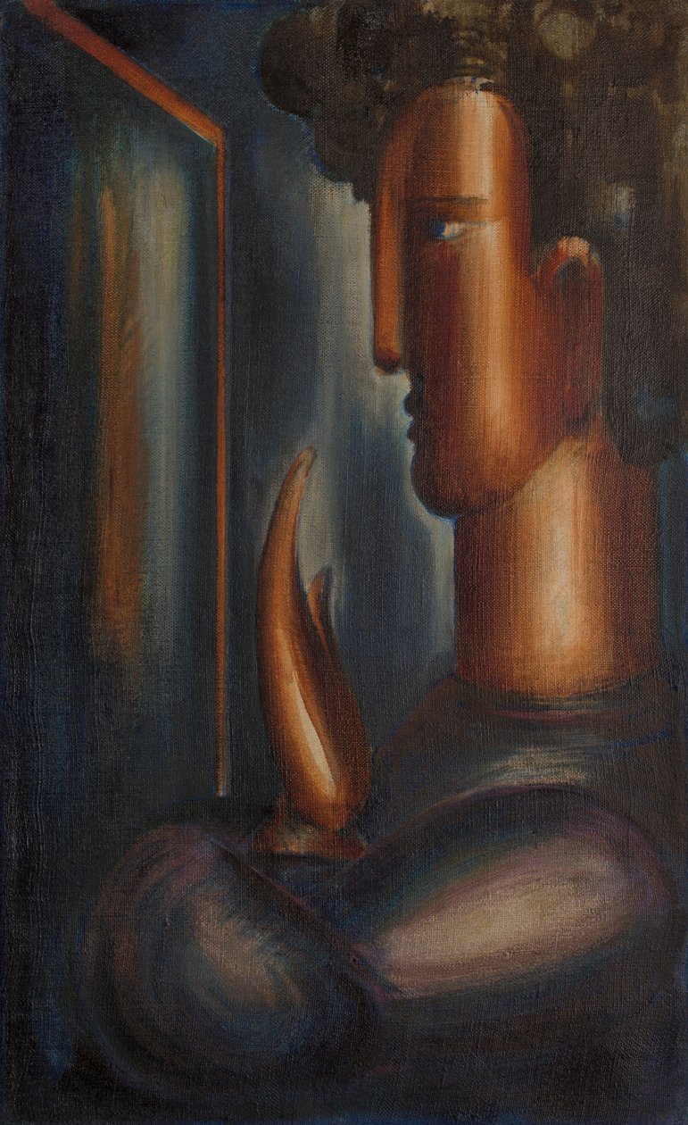 Davanti allo specchio da Oskar Schlemmer