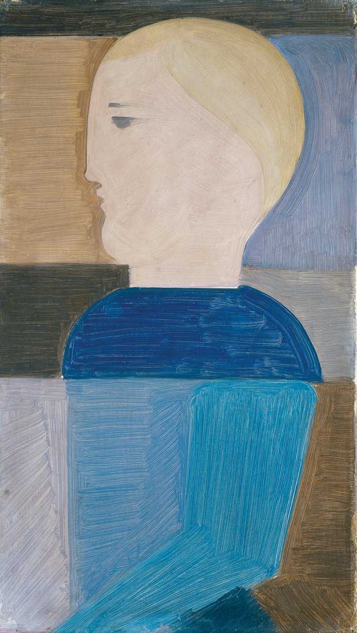 Halbfigur nach links gewandt da Oskar Schlemmer