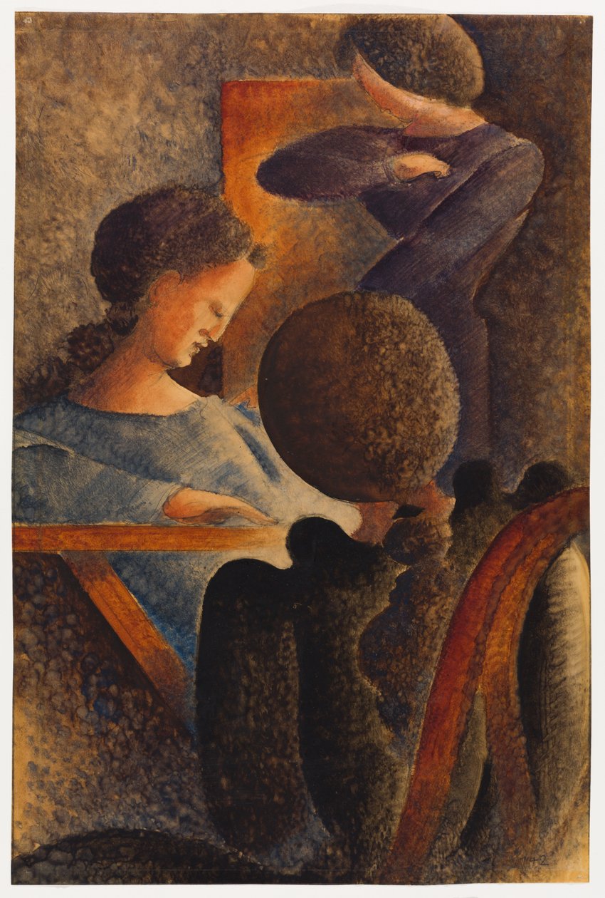 Gruppo sedentario da Oskar Schlemmer
