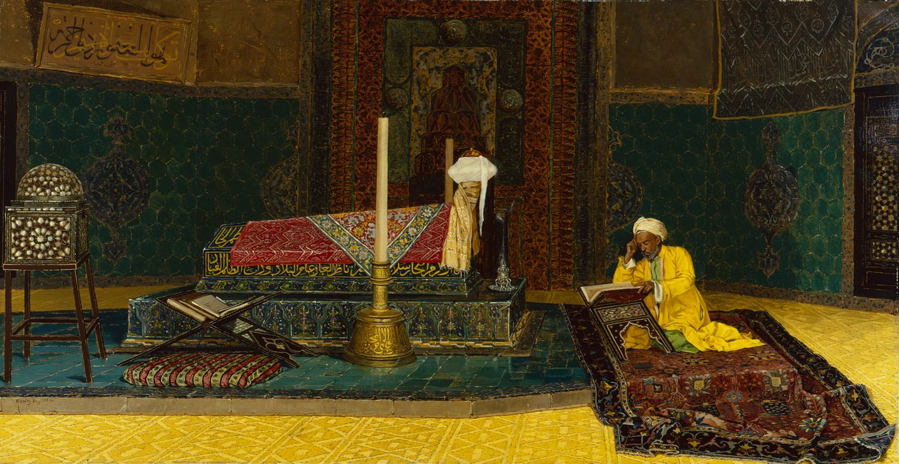 Nella tomba di Maometto da Osman Pacha Zadeh Hamdy Bey