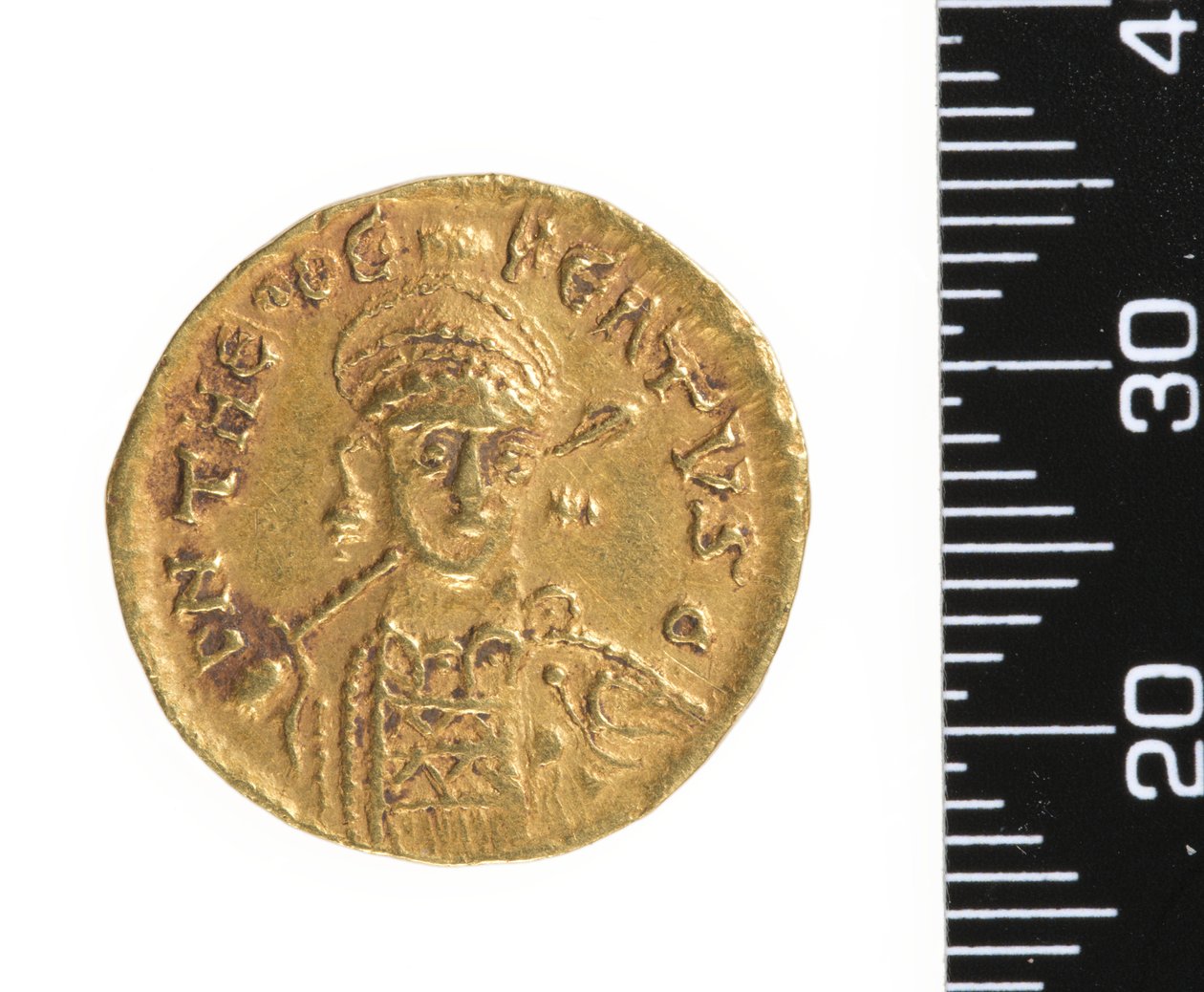 Moneta (dritto) c.534-548 da Ostrogothic Ostrogothic
