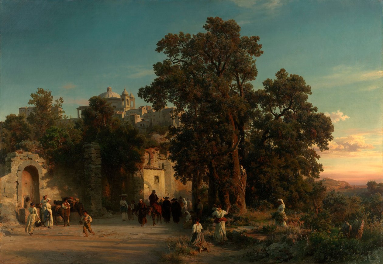 Sera da Oswald Achenbach