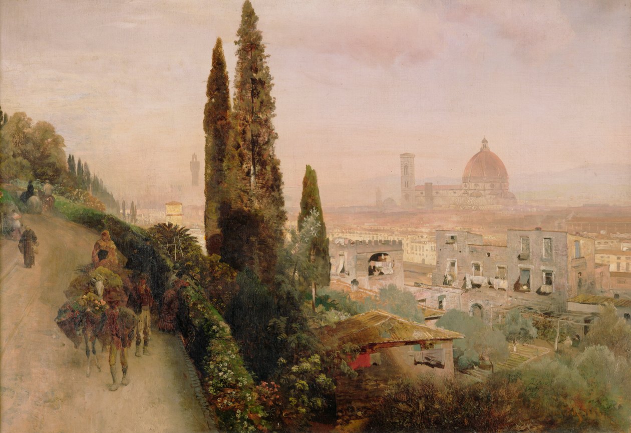 Firenze da Oswald Achenbach
