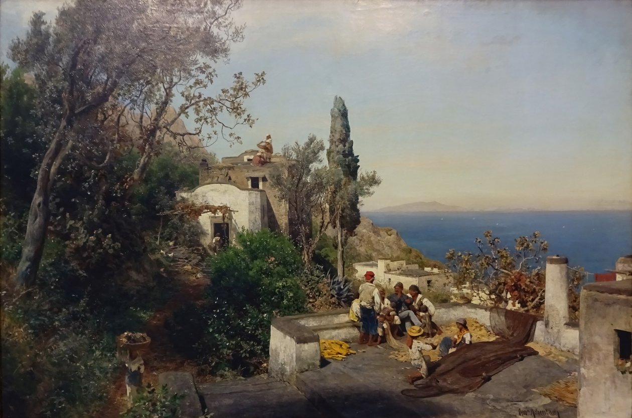 Vista sul Golfo di Napoli da Oswald Achenbach