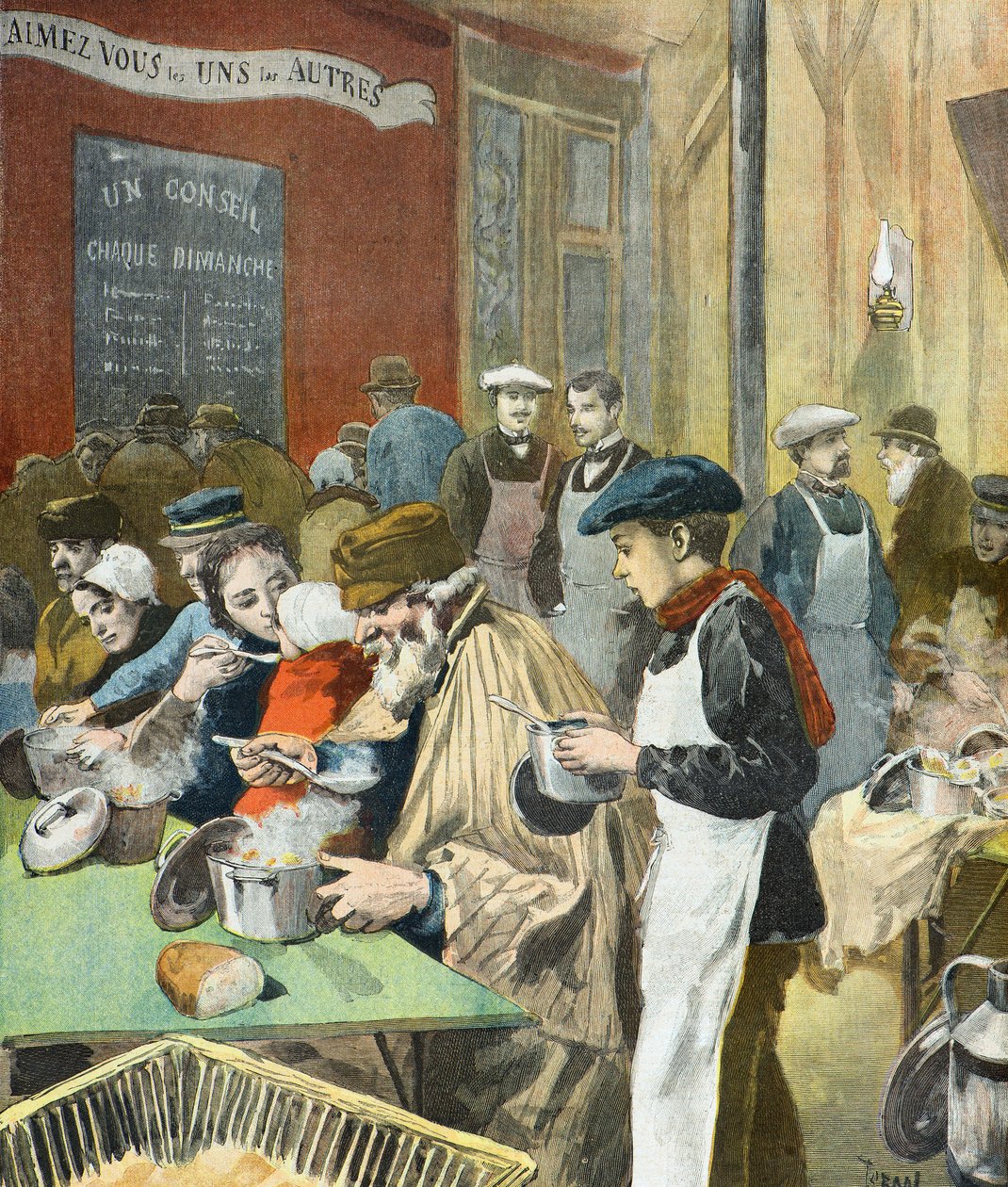 Beneficenza per gli studenti parigini da Oswaldo Tofani