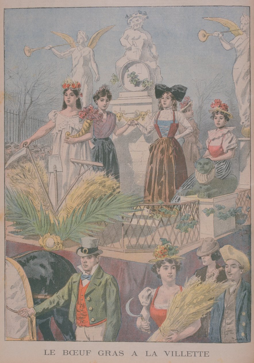 Festività del Bue Grasso, Villette, Parigi, 1900 da Oswaldo Tofani