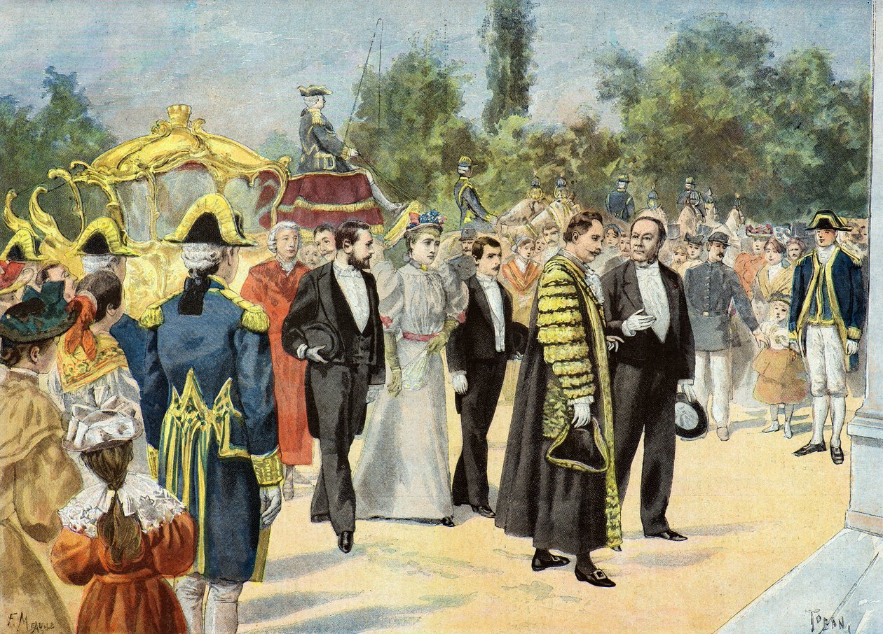 Sir Joseph Renals visita Bordeaux da Oswaldo Tofani