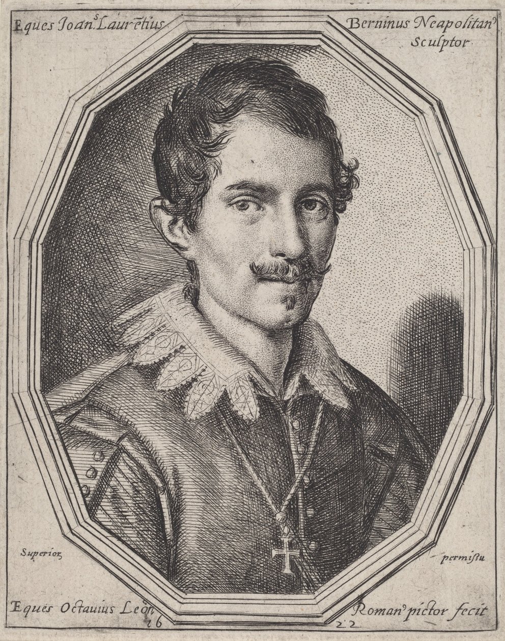 Gianlorenzo Bernini da Ottavio Leoni