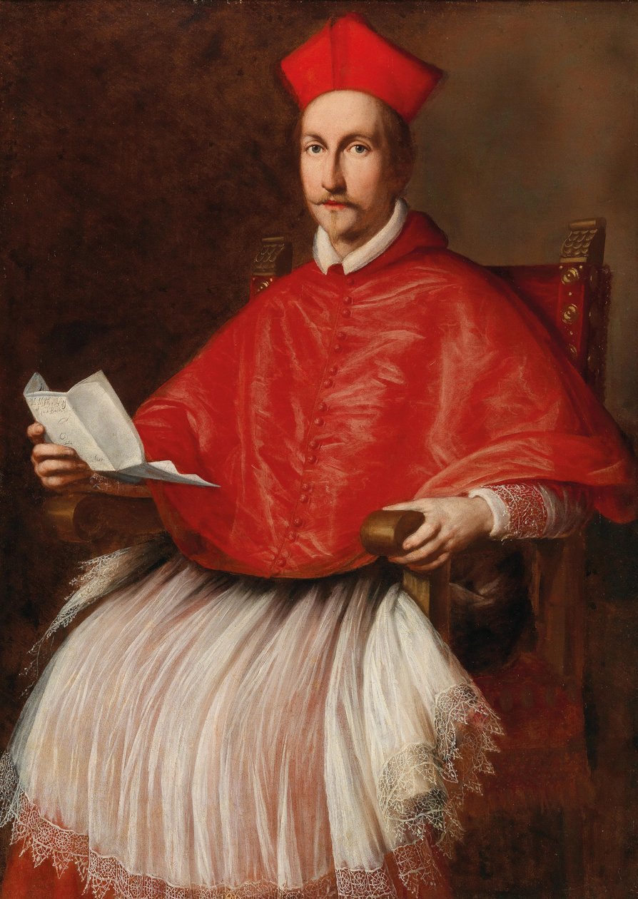 Ritratto del cardinale Francesco Barberini 1597-1679, ca 1624 da Ottavio Maria Leoni