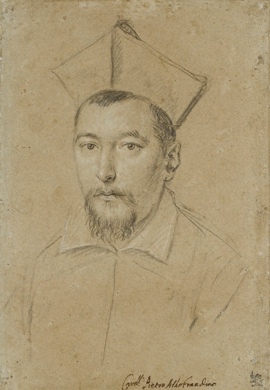 Ritratto del Cardinale Pietro Aldobrandini da Ottavio Mario Leoni