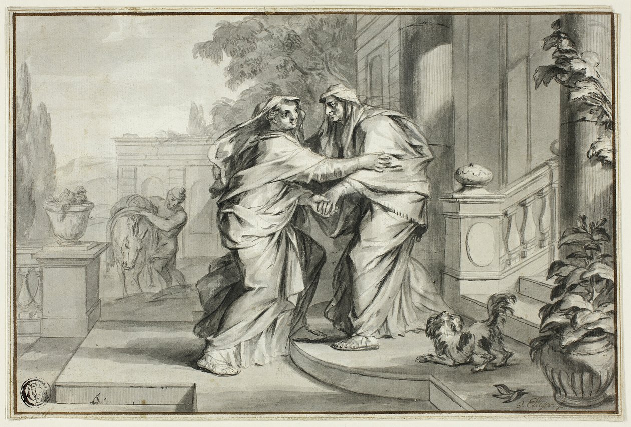La visita da Ottmar Elliger the Younger