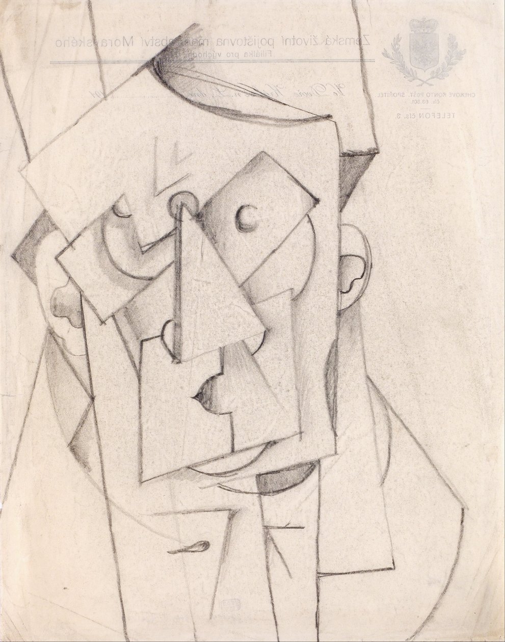 Composizione cubista – La testa da Otto Gutfreund