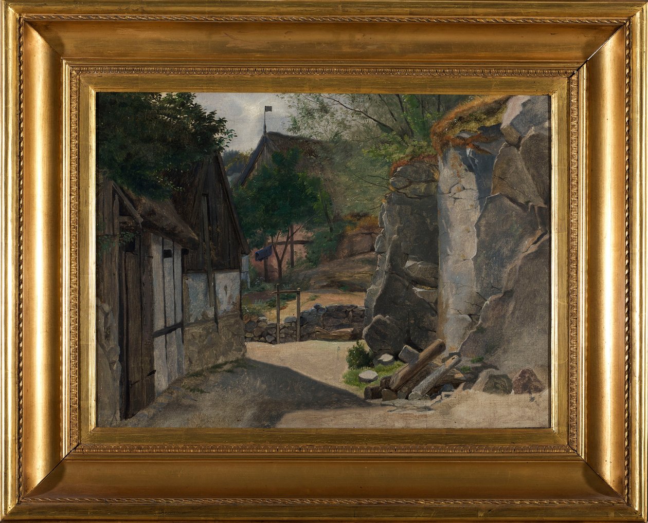 Vista di Gudhjem da Otto Haslund