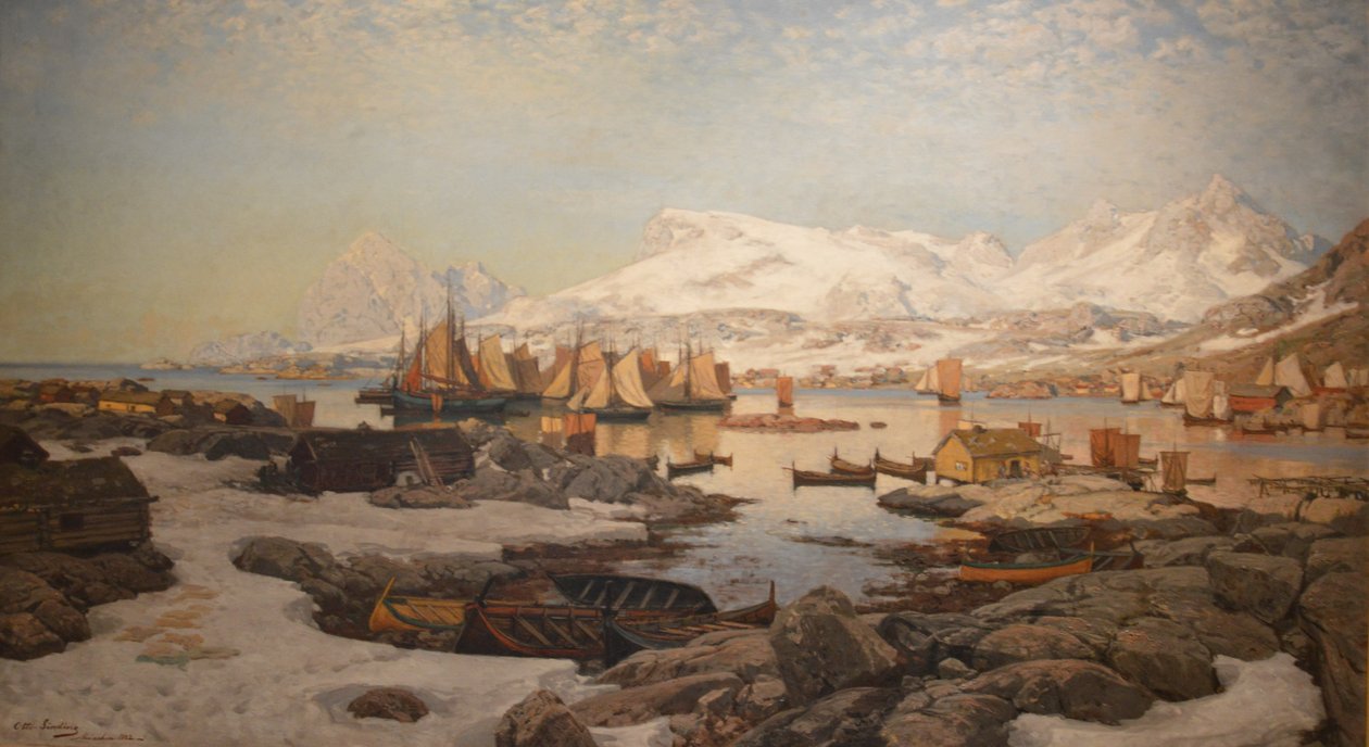 Giorno di primavera a Lofoten da Otto Sinding