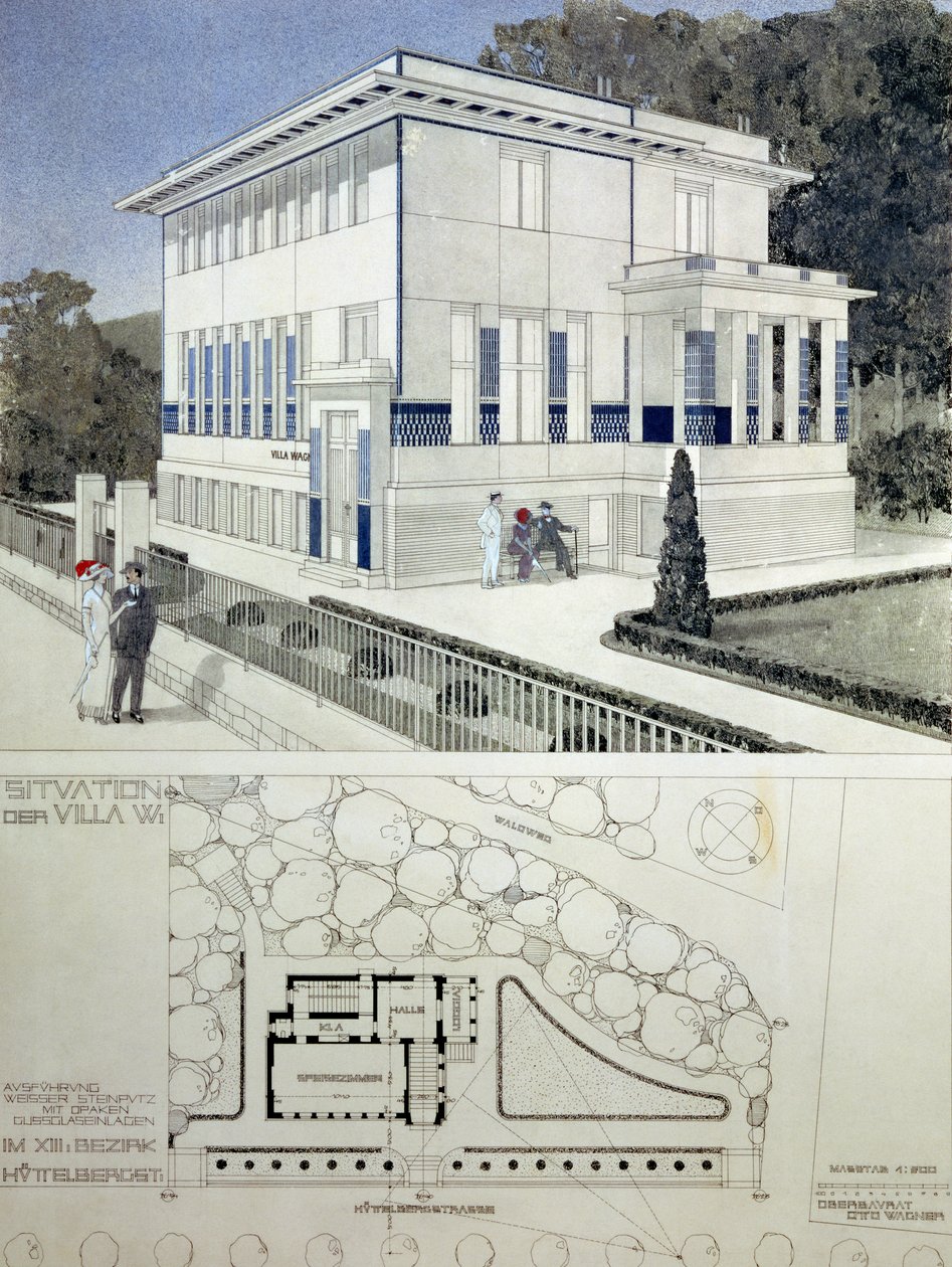 Villa Wagner, Vienna da Otto Wagner