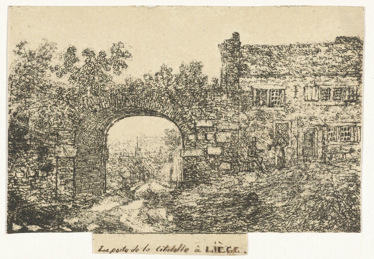 Porta della Cittadella a Liegi da Otto Baron Howen
