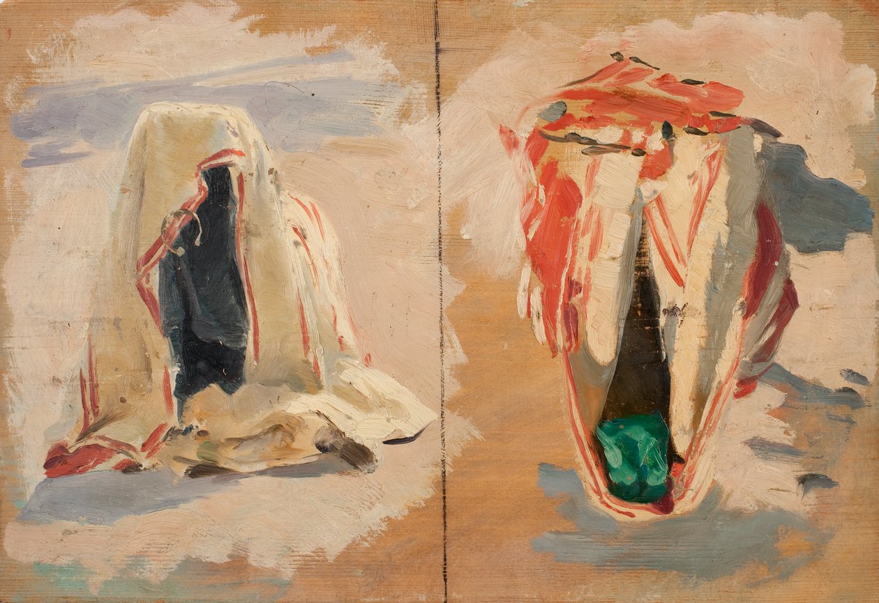 Studi di drappeggi da Tunisi da Otto Friedrich