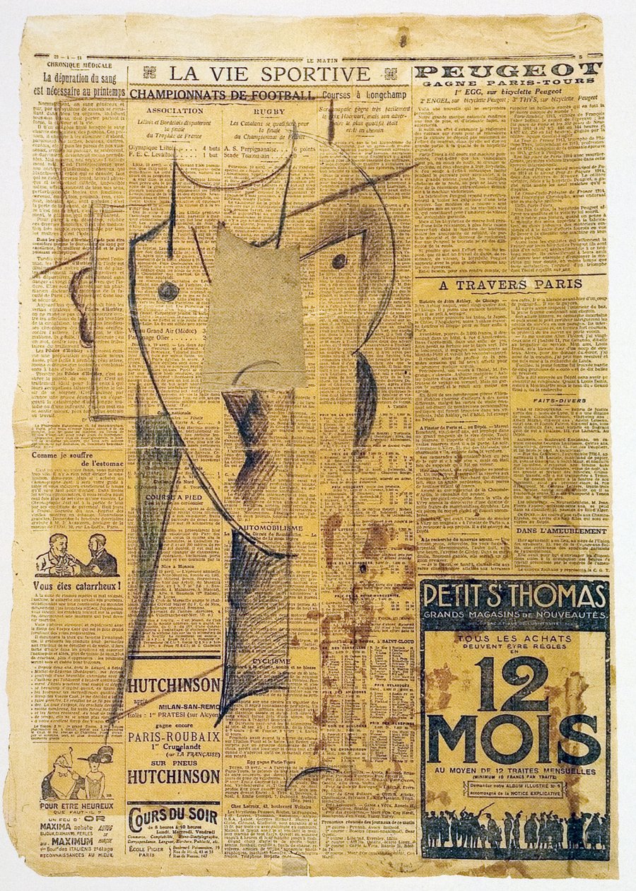 Testa, 1913-1914 da Otto Gutfreund