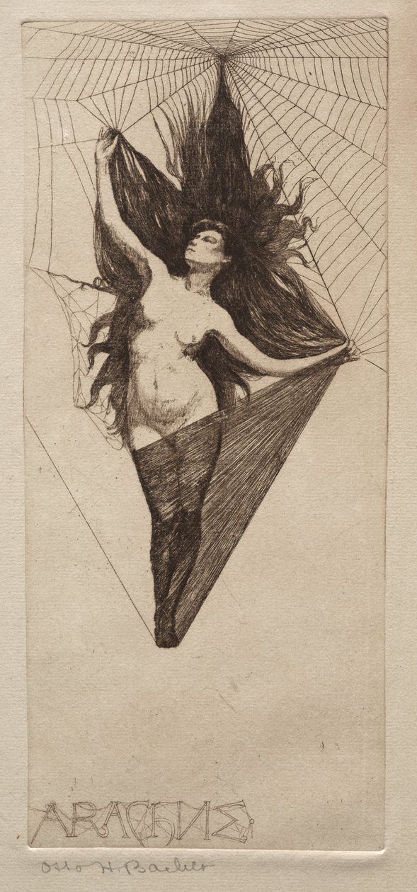 Aracne, XIX secolo da Otto H. Bacher