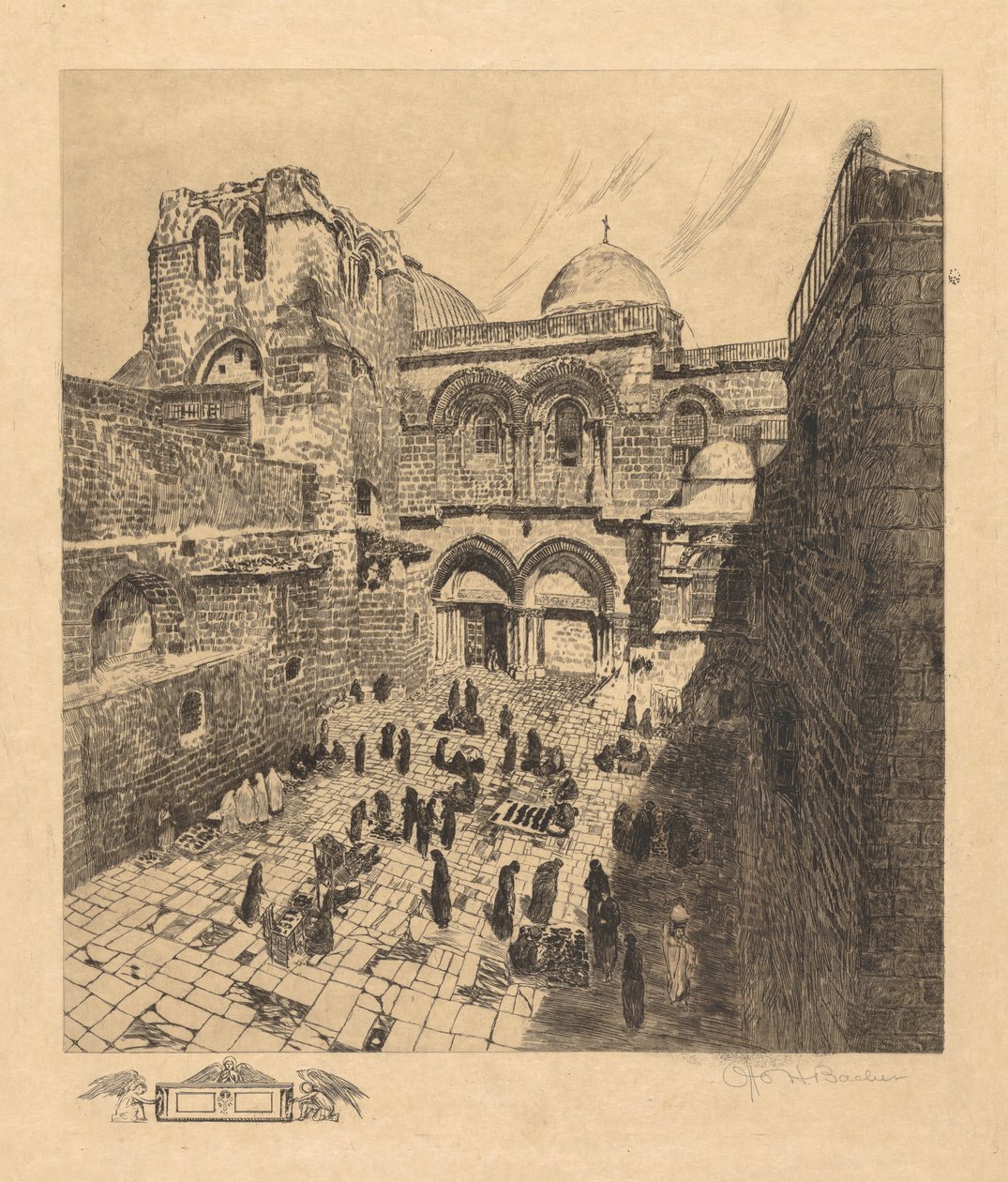 Chiesa del Santo Sepolcro, Gerusalemme da Otto H. Bacher