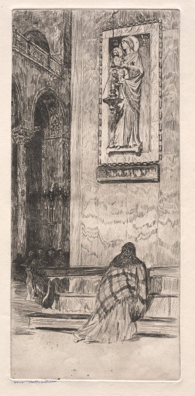 Incisioni di Venezia: San Marco, XIX secolo da Otto H. Bacher