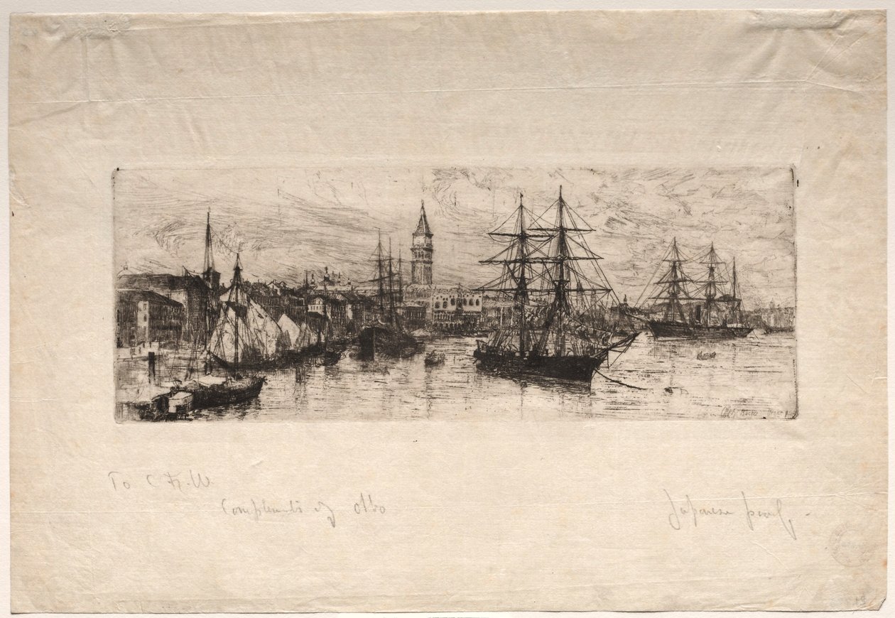 Navigazione e il Palazzo Ducale da Otto H. Bacher