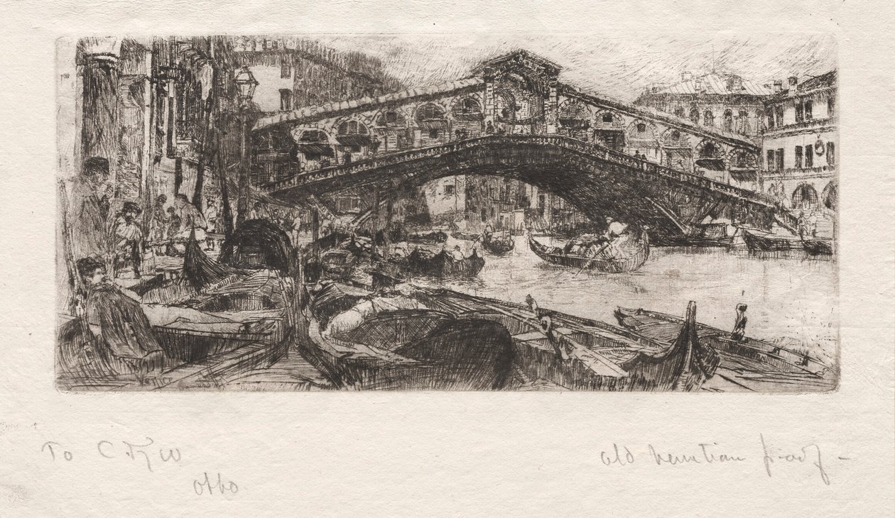 The Rialto, Venice da Otto H. Bacher