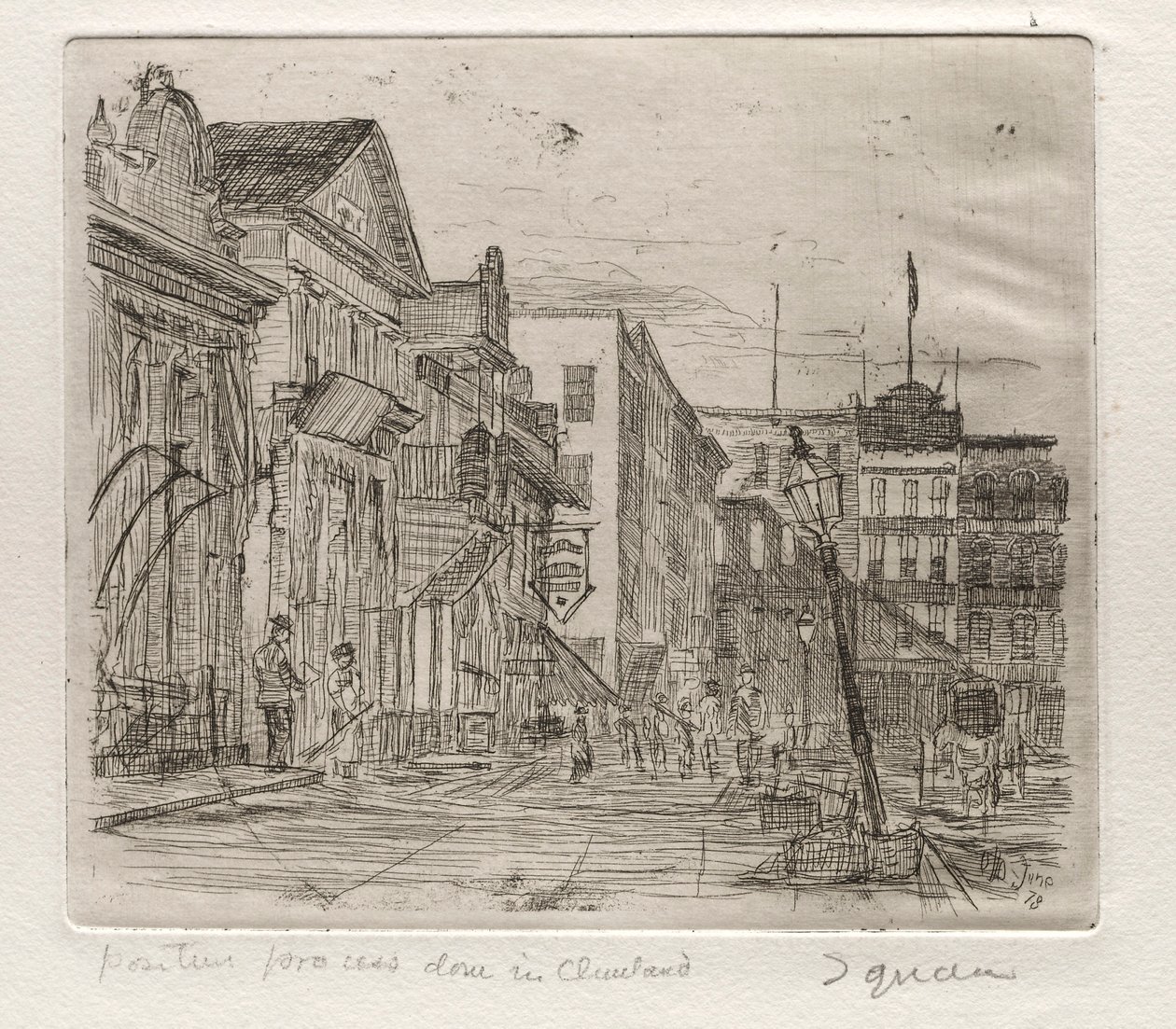 La piazza da Otto H. Bacher