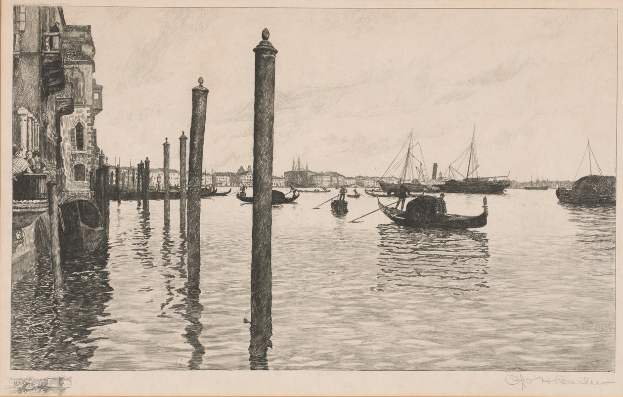 Canal Grande, Venice da Otto Henry Bacher