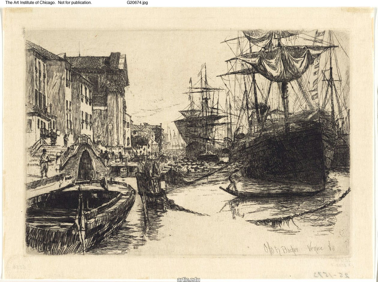 Fondamenta delle Zattere da Otto Henry Bacher