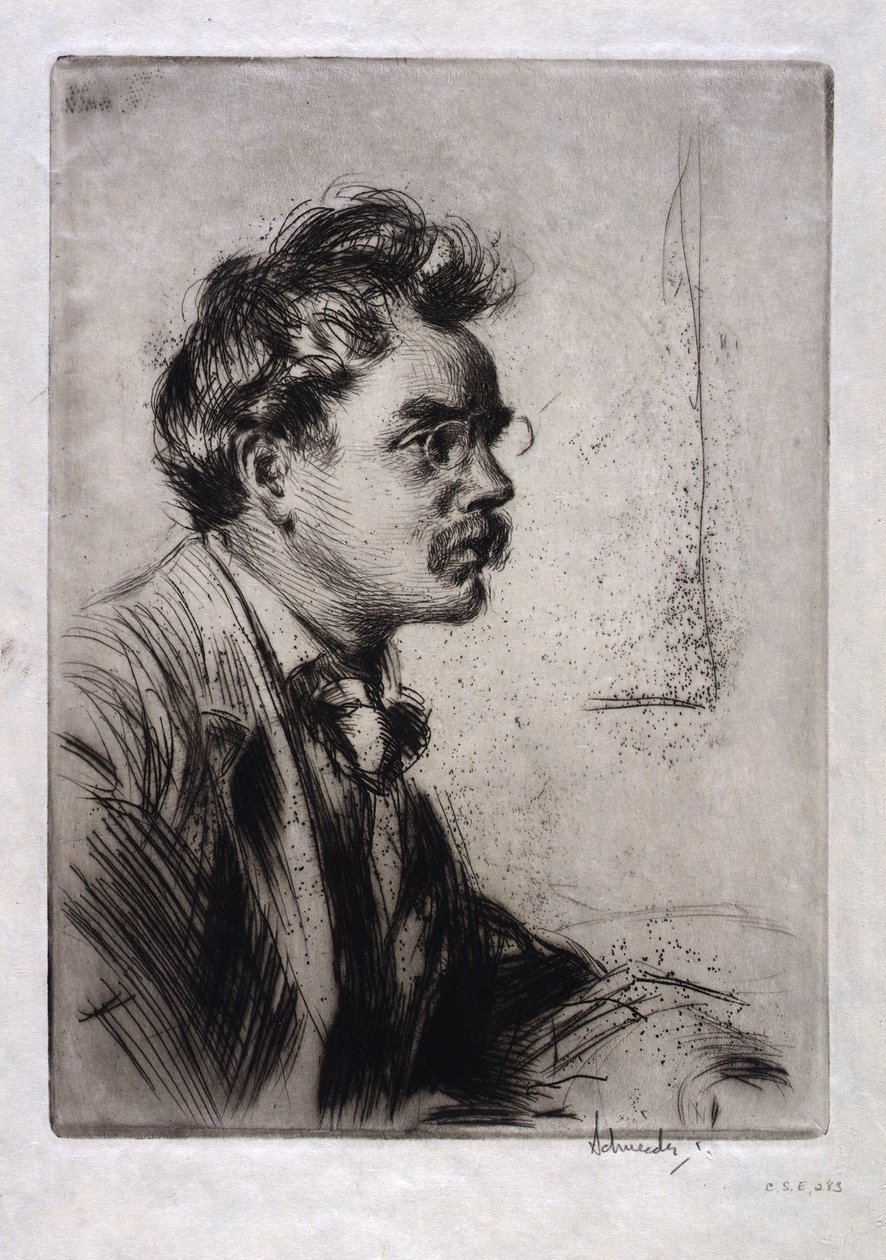 Ritratto di B.J.O. Nordfelt da Otto J. Schneider