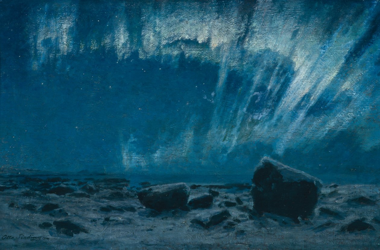 Aurora boreale da Otto Ludvig Sinding