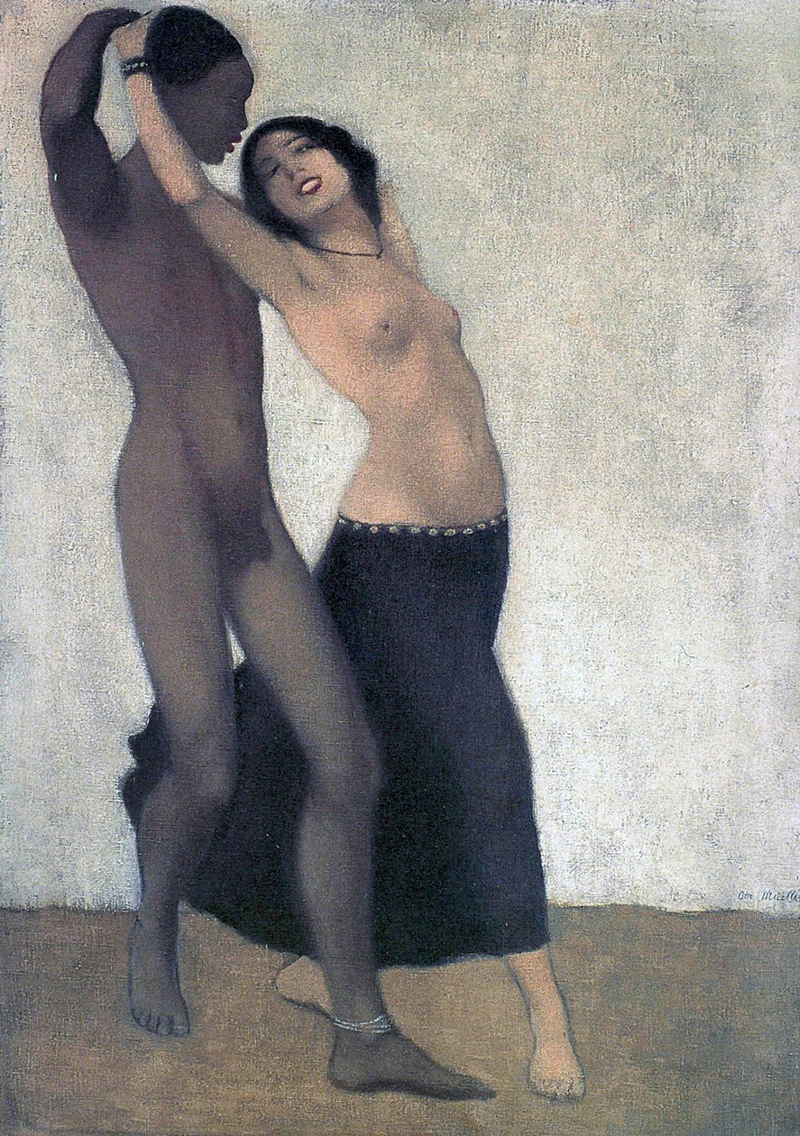 Una coppia di ballerini afro-europei, c.1903 da Otto Mueller