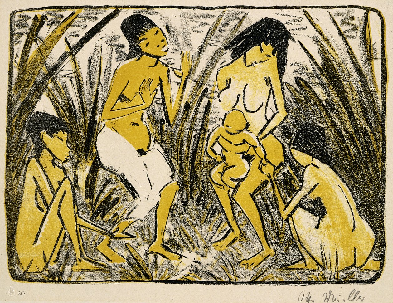 Scoperta di Mosè, 1920 da Otto Mueller