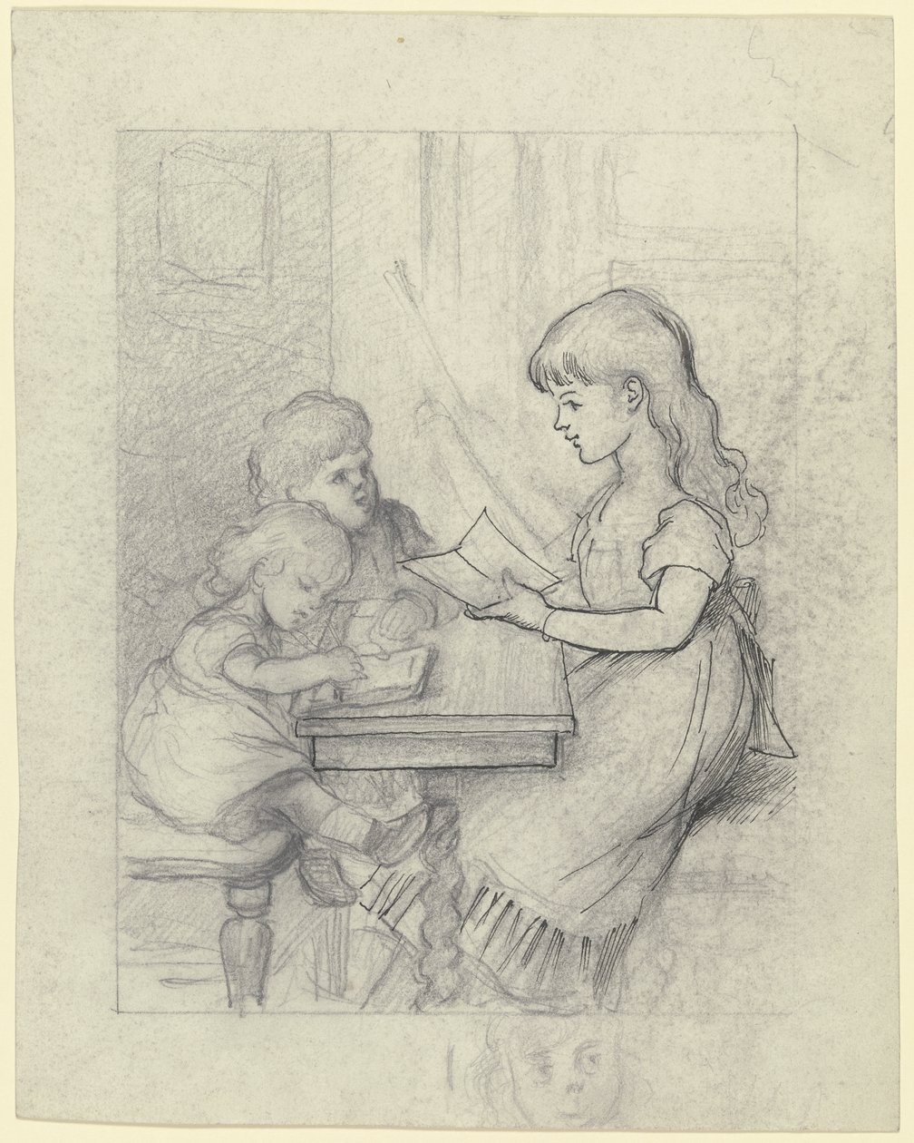 Scena scolastica inscenata da Otto Scholderer