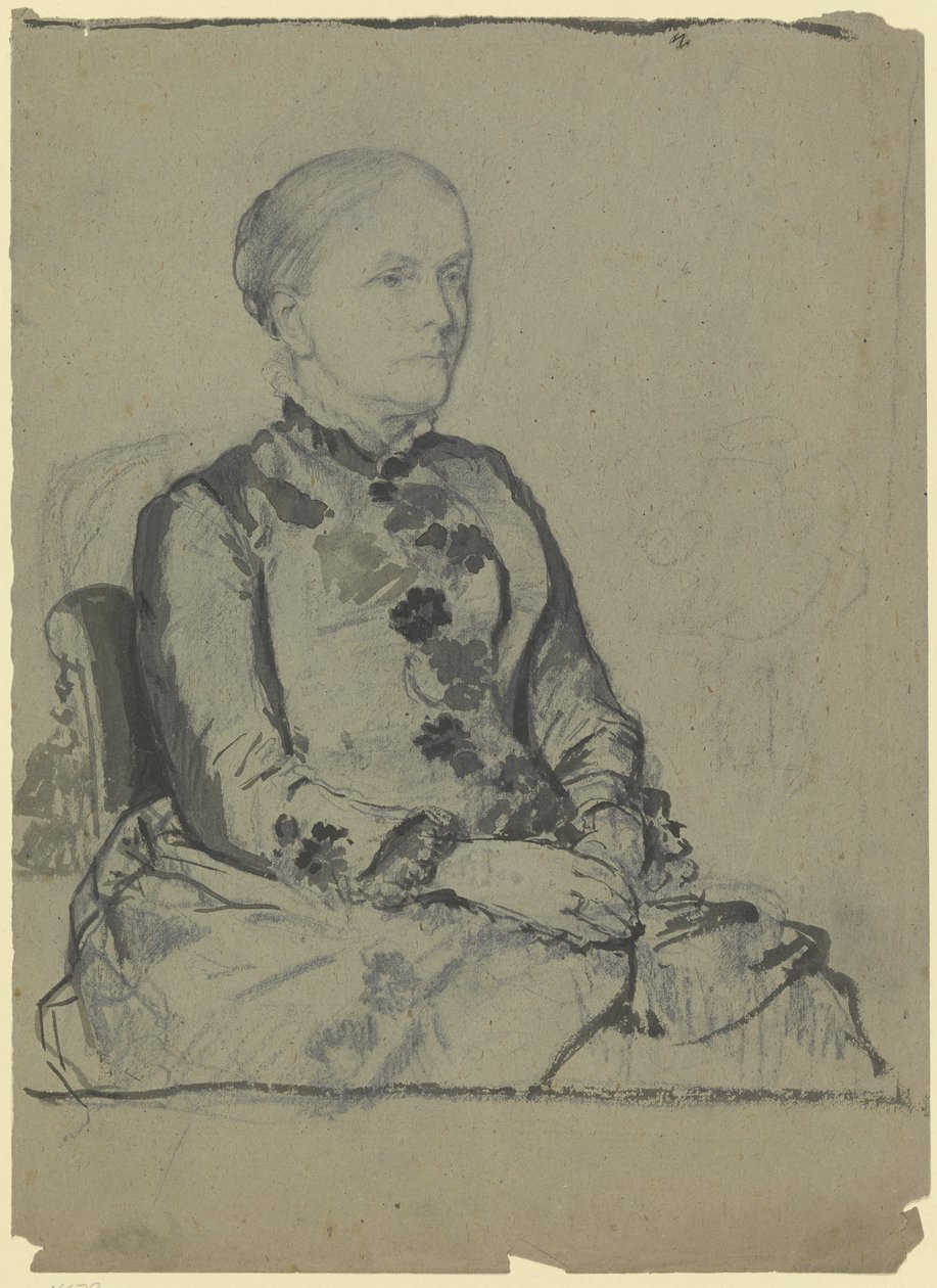 Ritratto di Amalie Scholderer, cognata dell’artista da Otto Scholderer