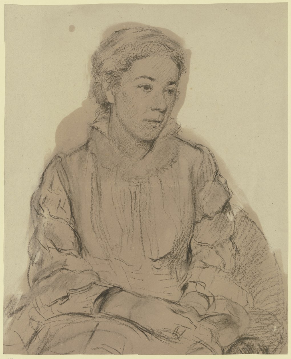 Ritratto di una giovane ragazza da Otto Scholderer