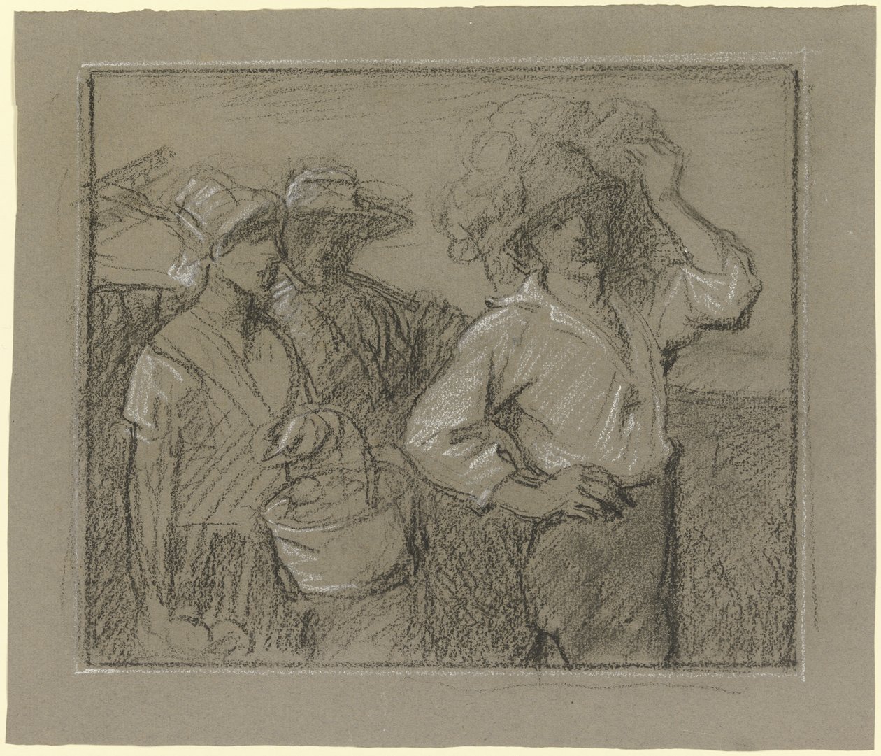 I lavoratori agricoli che tornano a casa da Otto Scholderer