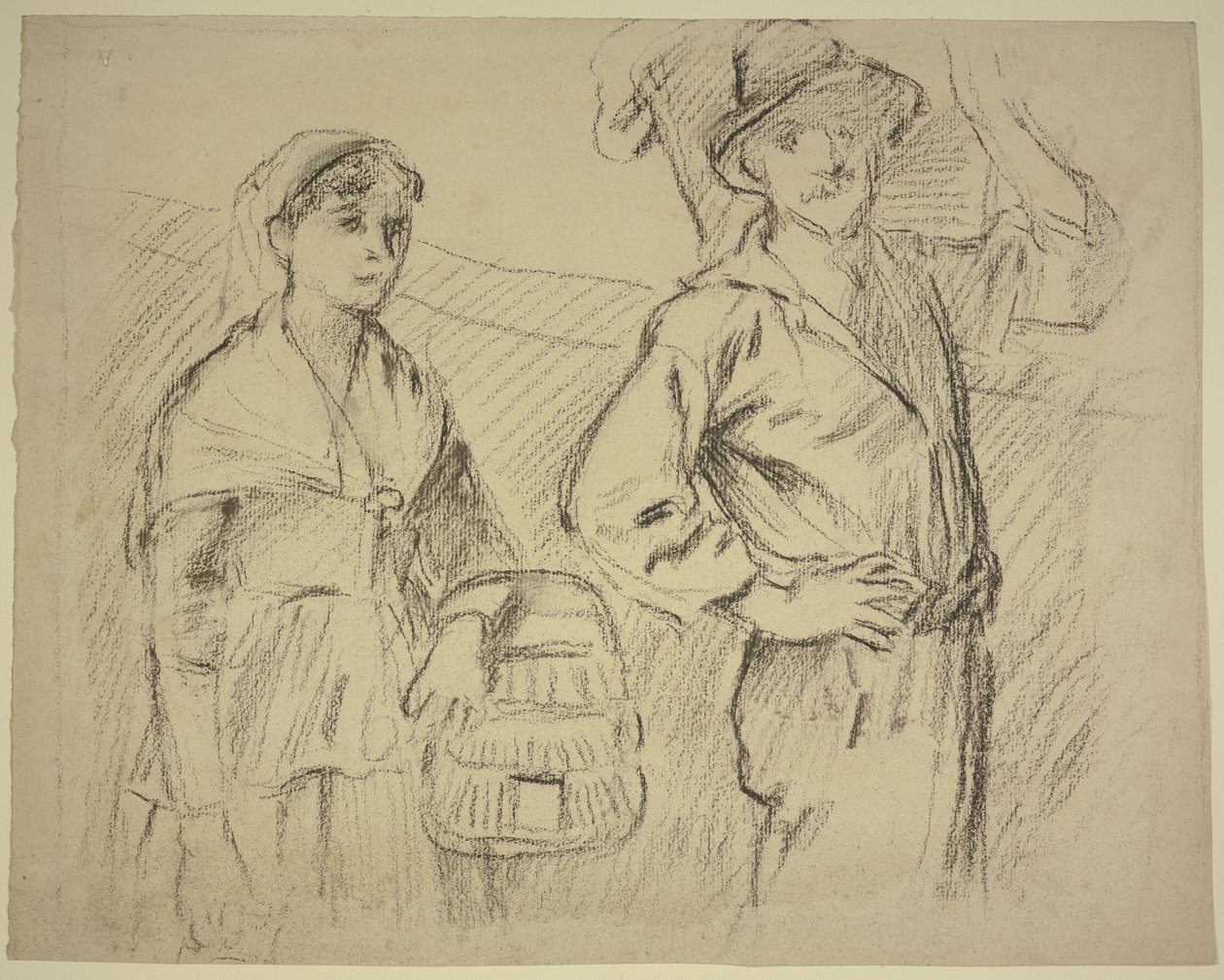 I lavoratori agricoli che tornano a casa da Otto Scholderer