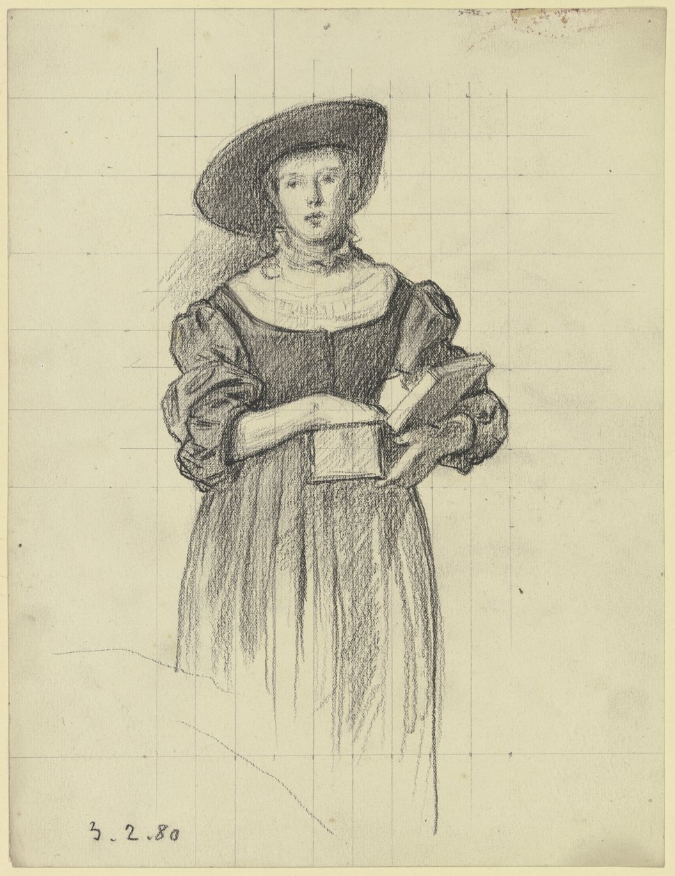 Portia da "I preparativi per il ballo in maschera" da Otto Scholderer