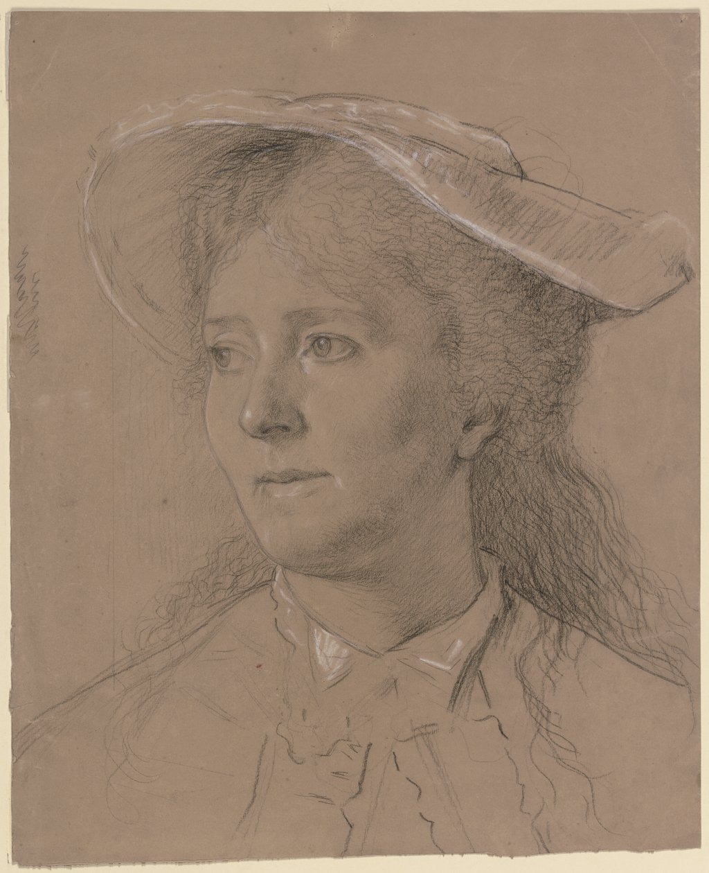 Ritratto di Luise Scholderer da Otto Scholderer
