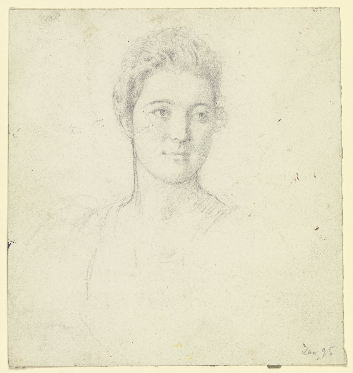 Ritratto di Miss Martin da Otto Scholderer