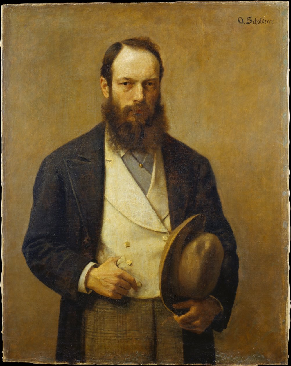 Autoritratto da Otto Scholderer