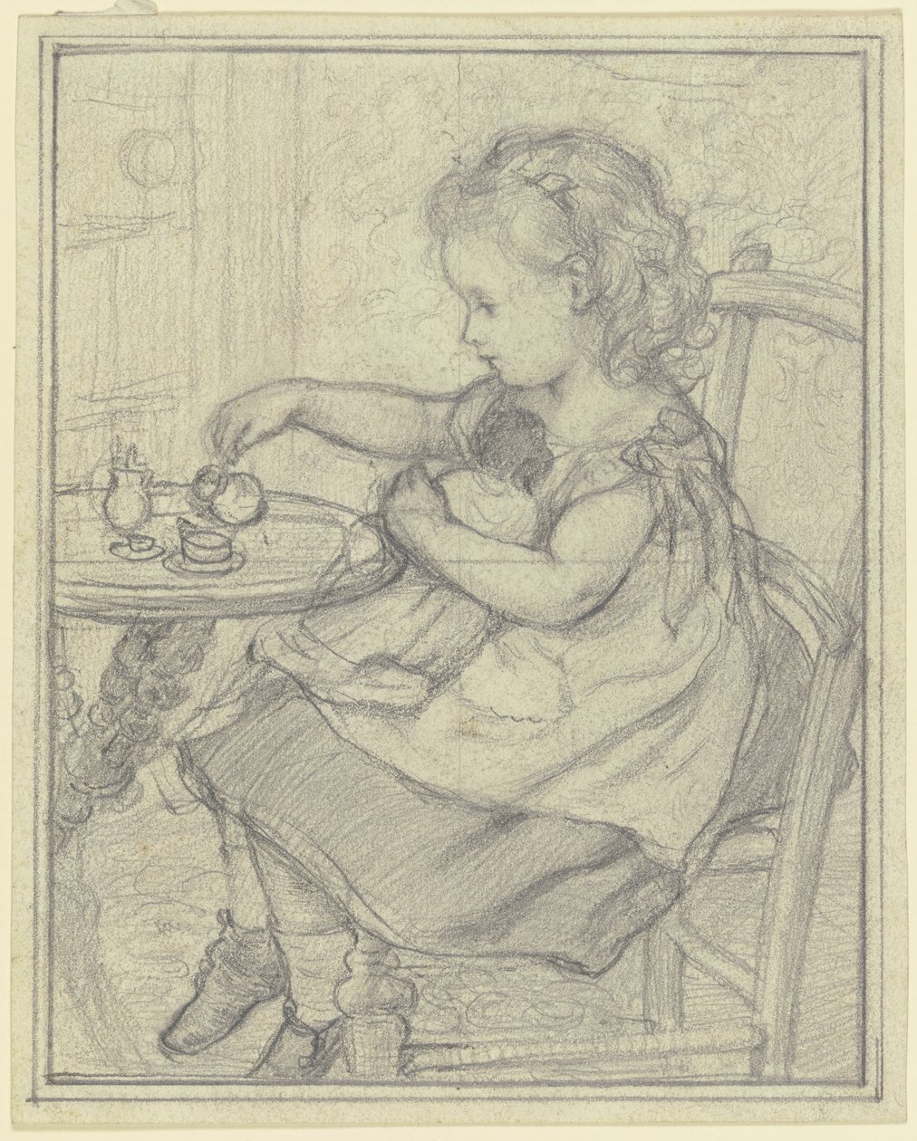 «Tè con Püppi» da Otto Scholderer