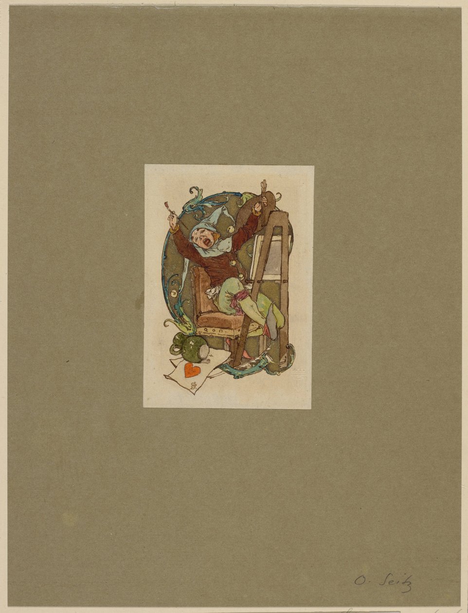 Gnomo al cavalletto da Otto Seitz
