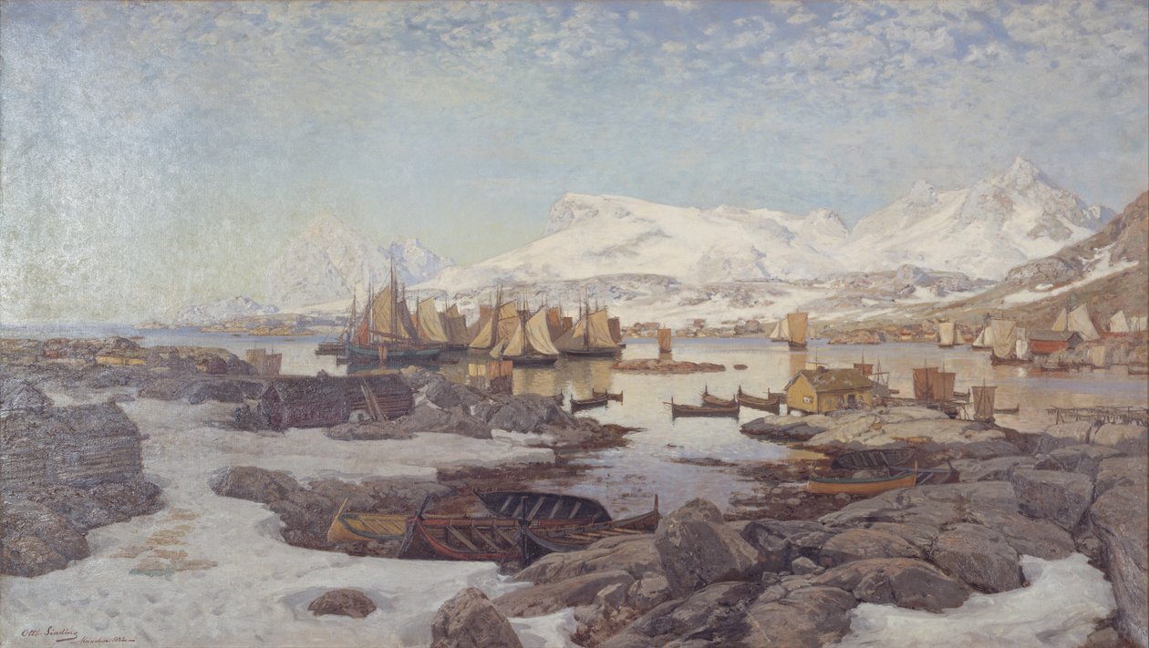 Giorno di primavera a Lofoten da Otto Sinding