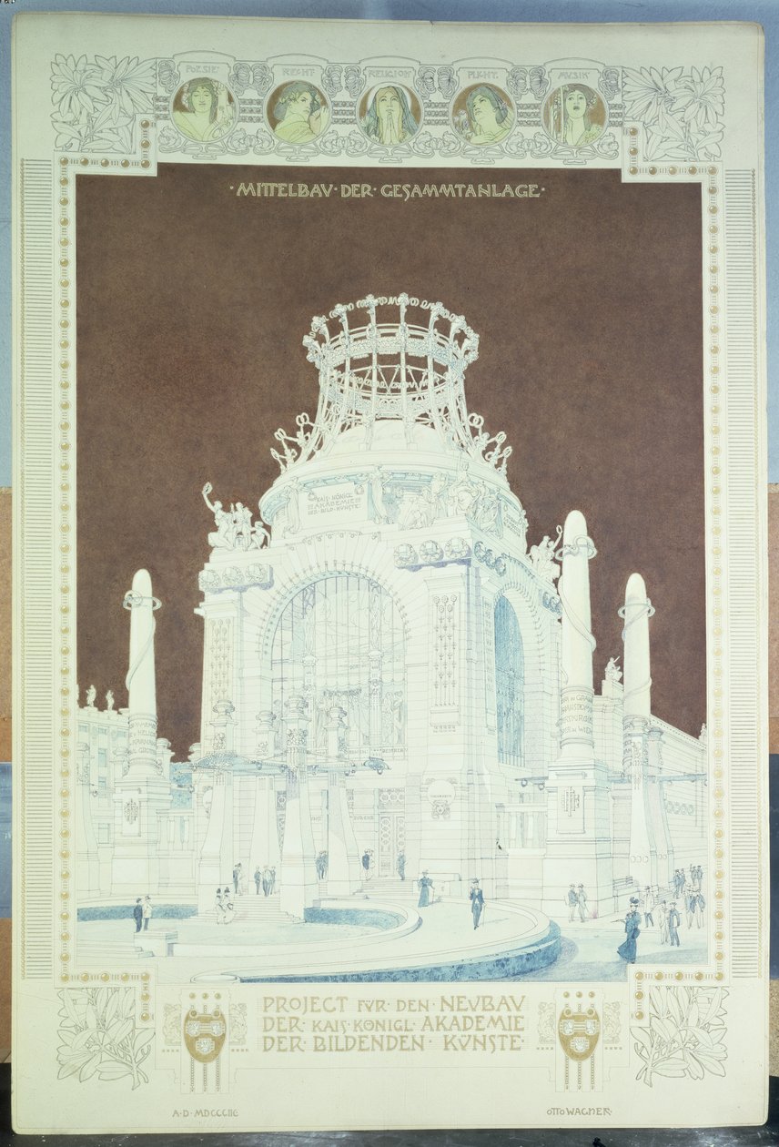 Accademia di Belle Arti di Vienna, progetto per la Sala d