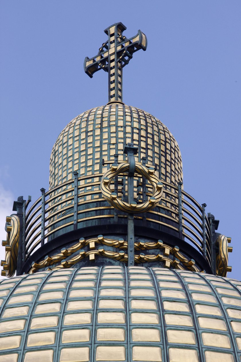 Am Steinhof (La chiesa di San Leopoldo) - cupola della chiesa, Vienna, Austria da Otto Wagner